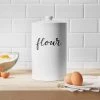 Flour Food Storage Canister White - Threshold™ -Kitchen Storage shop unnamed file 804