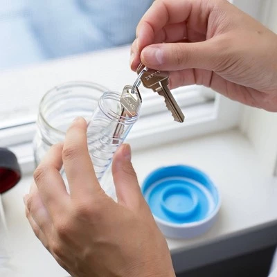 Masontops 2pk Jar Safe Child-Resistant Mason Jar Lids Wide White 4 Masontops 2pk Jar Safe Child-Resistant Mason Jar Lids Wide White - Image 2