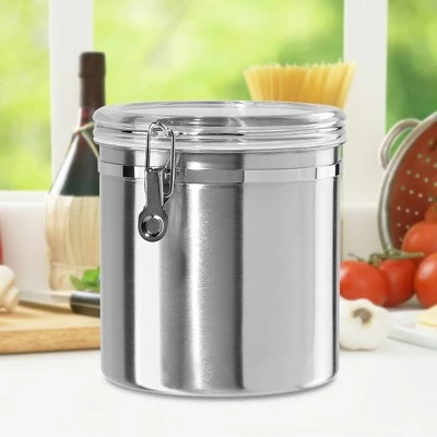 Oggi Jumbo Stainless Steel Kitchen Canister 5 Oggi Jumbo Stainless Steel Kitchen Canister - Image 3
