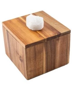 Thirstystone Acacia Wood and Quartz Stone Kitchen Storage Box -Kitchen Storage shop unnamed file 866