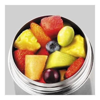 THERMOS FOOGO Vacuum Insulated Stainless Steel 10-Ounce Food Jar, Blue/Yellow 3 THERMOS FOOGO Vacuum Insulated Stainless Steel 10-Ounce Food Jar, Blue/Yellow