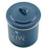 Ayesha Curry Enamel on Steel Bacon Grease Can 4"x 4" Twilight Teal -Kitchen Storage shop unnamed file 898