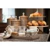 GG Collection Wood and Metal Inlay Large Heritage Collection Canister -Kitchen Storage shop unnamed file 910