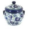 Blue Rose Pottery Blue Rose Polish Pottery Fantasy Medium Canister 2 Blue Rose Pottery Blue Rose Polish Pottery Fantasy Medium Canister -Kitchen Storage shop unnamed file 915