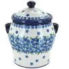 Blue Rose Pottery Blue Rose Polish Pottery Kalina Large Canister -Kitchen Storage shop unnamed file 922