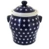 Blue Rose Pottery Blue Rose Polish Pottery Stars Large Canister 1 Blue Rose Pottery Blue Rose Polish Pottery Stars Large Canister -Kitchen Storage shop unnamed file 929