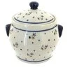 Blue Rose Pottery Blue Rose Polish Pottery Country Meadow Small Canister -Kitchen Storage shop unnamed file 936