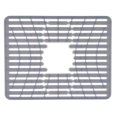 OXO 16.3" x 12.8" Silicone Sink Mat Gray 2 OXO 16.3" x 12.8" Silicone Sink Mat Gray