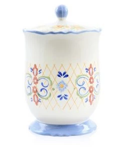 Gibson Laurie Gates California Designs Tierra 2.7 Quarts Hand Painted Stoneware Canister with Lid 21 Gibson Laurie Gates California Designs Tierra 2.7 Quarts Hand Painted Stoneware Canister with Lid -Kitchen Storage shop unnamed file 950