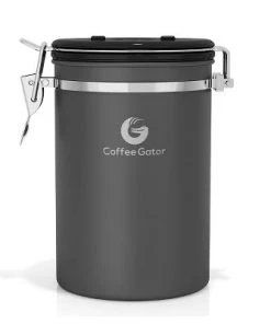 Coffee Gator Coffee Container Canister with Date-Tracker