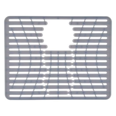 OXO 16.3" x 12.8" Silicone Sink Mat Gray 3 OXO 16.3" x 12.8" Silicone Sink Mat Gray - Image 2