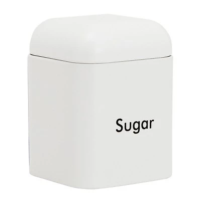 Juvale 4 Pack Stainless Steel Kitchen Canister Set (4.5 x 4.5 x 6 In, White) 8 Juvale 4 Pack Stainless Steel Kitchen Canister Set (4.5 x 4.5 x 6 In, White) - Image 6