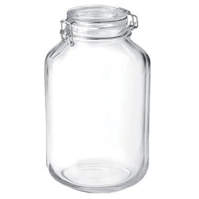 Bormioli Rocco 135.25oz Fido Clamp Canning Jar 2 Bormioli Rocco 135.25oz Fido Clamp Canning Jar